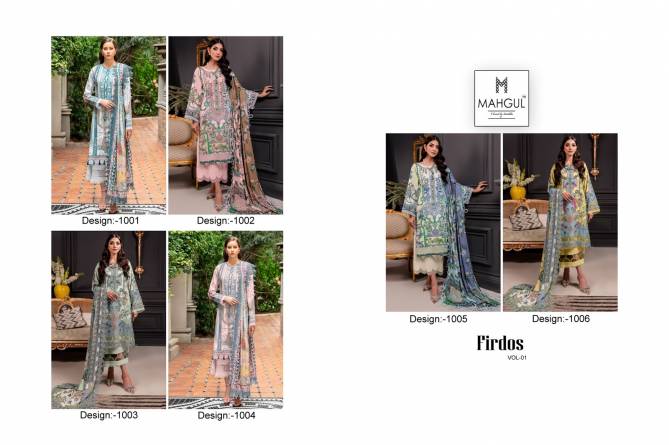 Firdos Vol 1 By Shraddha Nx Mahgul Cotton Pakistani Suits Wholesale Price 
